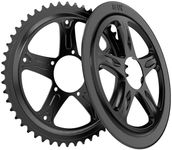 BAFANG Chainring for Mid Drive Kit : 44T Compatible with BBS02 BBS02 48V 750W 500W 350W 250W Electric Bike Mid Drive Conversion - 6.5mm Offset - with Chain Guard