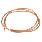 GAESHOW 2M Copper Pipe, OD 6mm x ID 4mm Copper Refrigeration Tubing T2 Microbore Soft Coil Copper Tubing for Refrigeration Plumbing