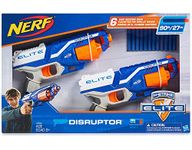 Nerf N-Strike Elite Disruptor Blaster 2-Pack 6 Dart Rapid Fire Shots 90' Hasbro