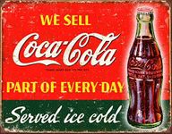 Desperate Enterprises Coca-Cola - Part of Every Day Tin Sign, 16" W x 12.5" H