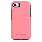 OtterBox 77-53905 SYMMETRY SERIES Case for iPhone 8 & iPhone 7 (NOT Plus) - Retail Packaging - SALTWATER TAFFY (PIPELINE PINK/BLAZER BLUE)