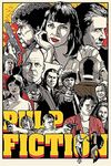 Tallenge - Hollywood Movie - Pulp Fiction - Mia Wallace - Small Poster (Paper, 12 x 17 inches, Multicolour)