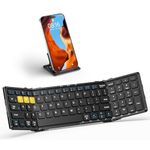 Artciety Foldable Bluetooth Keyboard, Folding Portable Keyboard with Numeric Keypad, Pocket-Sized Travel Keyboard for iOS Android Windows Tablet Smartphone Laptop PC （BT5.1 X 3）