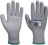Portwest A622 Cut Resistant MR PU Palm Glove Grey, Large