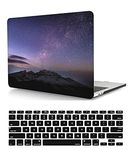 Laptop Case Compatible with New MacBook Pro 13 inch Model A2338 M1 A2289 A2251 A2159 A1989 A1708 A1706 Released in 2020 2019 2018 2017 2016, Plastic Hard Shell Case & Keyboard Cover, starry sky