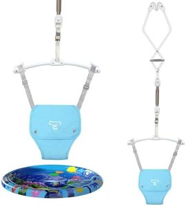 Baby Jumper, Baby Doorway Jumper with Adjustable Strap, Protable Baby Jumpers and Bouncers, Easy to Assemble, Baby Bouncer Jumper with Water Mat