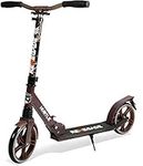 Lightweight and Foldable Kick Scooter - Adjustable Scooter for Teens and Adult, Alloy Deck with High Impact Wheels, Durable ABEC-7 Bearings w/T-bar Anodized Clamp Collar, Real Tree - Hurtle HURTSRT.5