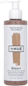 dpHUE Gloss+, Medium Blonde - 6.5 oz - Semi-Permanent Hair Color & Conditioner - Lasts Up to Eight Washes - Paraben, SLS & SLES Sulfate Free - Vegan, Leaping Bunny Certified