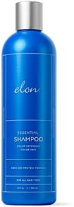 Elon Essential Shampoo for Damaged Hair — Shampoo for Dry Hair, Color-Safe & Color-Extending Hair Repair Shampoo — Hydrating Shampoo, Sulfates Free & Paraben Free (12 Fl Oz) — Hair Products