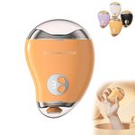 2-in-1 electric clipper and grinder -Mango-shaped double head electric nail clipper charging nail sharpener (orange)