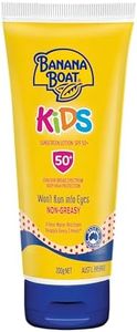 Banana Boat Kids SPF50+ Lotion 200g, UVA/UVB, Mild & Gentle, Fragrance-Free, 4-Hour Water Resistant, Made in Australia