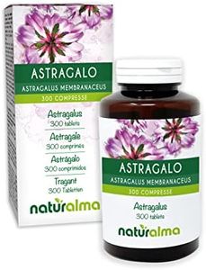 Astrágalo (Astragalus membranaceus) raíces Naturalma - 150 g - 300 comprimidos - Complemento alimenticio - Natural y Vegano