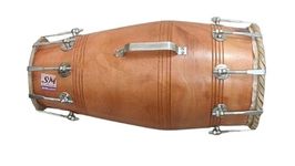 SM'SAI MUSICALS Professional Handmade Pure Sheesham Wood Naal Natural Color with Bag and Spanner - A Musical Instrument