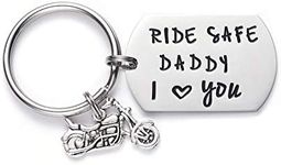 For Dad Motorcycle Keychains Drive 