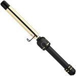 HOT TOOLS 24K Gold Extended Barrel Curling Wand 1" for Bouncy Curls | No Clamp for Quick and Easy Styling, Fan-Favorite 24K Gold Technology for Long-Lasting Results