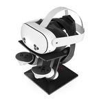 Digicharge VR Headset Stand for Meta Quest 3S / Quest 3 Oculus Quest 2 VR Mount Display Storage for Headset and Touch Controllers