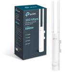 TP-Link EAP110-Outdoor 300Mbps Wireless N Outdoor Access Points, 24V Passive PoE, Easily Wall or Ceiling Mount, Free EAP Controller Software - White