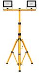 IP65 30w LED Twin Floodlight Tripod Stand for Job Site Lighting 2 Mount Retractable Frame TRI021703