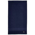 Lacoste Heritage Supima Cotton Hand Towel, Navy, 16" x 30"