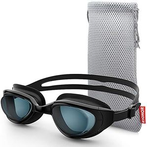 ZIONOR G7 Gafas de Natación Correctoras con Miopía Óptica y Visión Nocturna, Sin Fugas, Protección UV 100% para Hombres y Mujeres, Natadores Adultos (Dioptría de 2,0 a 7,0)