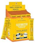 Key Nutrients Electrolytes Packets - 40 Pack - Electrolyte Powder - No Sugar, No Calories, Gluten Free - Powder and Packets (20, 40 or 90 Servings) - Tropical Peach Mango