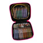 THE STYLE SUTRA 26x Knit Pro Metal Circular Interchangeable Knitting Needle Set Starter DIY