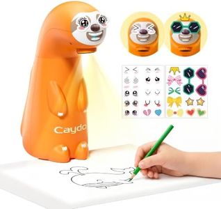 Caydo T3 Joy Drawing Projector for Kids, SGS Certified Eye Protection, Screen-Free Art & Craft Activity with 120 Built-in Step-by-Step Tracing Patterns, Gift for Boys Girls Ages 4-10