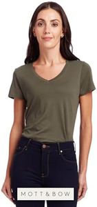 Mott & Bow Women's T-Shirt Classic, XXL Military Green