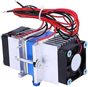 Peltier Water Chiller Peltier Water Chiller Dc12V Thermoelectric Cooling System, Dualchip 144W Semiconductor Thermoelectric Peltier Tec112706 Cooler Water Cooling Device (Single Cooler)