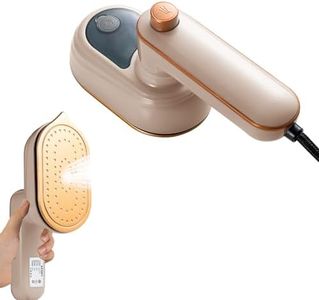 Garment Steamer lron, Mini Clothes Iron, Portable Mini Hand-held Travel Ironing Machine, Hand-held Dry and Wet Ironing Machine, Micro Steam Iron,Suitable for Home and Travel (Pink)