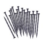 Landscape Edging Spikes, 8 inch Plastic Landscape Anchoring Spikes,Spiral Nylon Landscape Spike for Garden Lawn Yard, Edging, Weed Barrier, Artificial Turf (8in -25 Count)