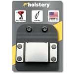 Holstery DriverMaster | Clip-On Tool Belt Drill Holder - Simple Hook Holster for Cordless Drill, Impact, Nailer, Tape Measure, or Any Tools with Hanger Clips