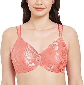 Wacoal Women’s Awareness| Non Padded | Wired |Full Cup| Comfort Strap |Everyday Wear | Plus Size | Full Support Bra - Pink(36DD)