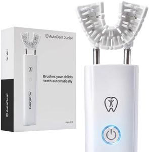 AutoDent Electric Toothbrush for Kids Ages 6–12 – Automatic Brushing with Mechanical Motion, Soft Bristles, Rechargeable