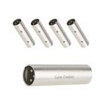 XLR Adapter Male to Male, CableCreation 5-Pack XLR 3 Pin Male to 3 Pin Male Microphone Line Adapter Converter