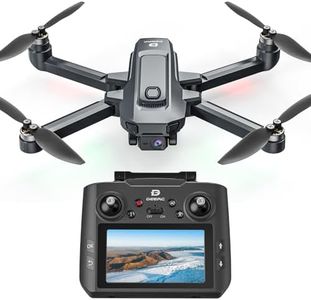 DEERC D35Pro Drone with Camera 4K Professional for Adults, RC Quadcopter with HD Screen on Controller, Brushless Motor, Follow Me, 5G Transmission, Auto Return, GPS Drone with SD Card, 40Mins Flight