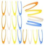 Toyvian Toddler Plastic Tweezers 20Pcs Sensory Play Kids Tongs Tweezer Preschool Science Toddler Fine Motor Skill