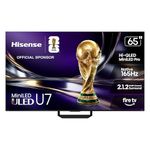 Hisense 65U7SF- 65" Mini-LED ULED 4K UHD Best Premium Gaming HDR Smart Fire TV - Hi-QLED, Native 165Hz, VRR 330, Dolby Vision IQ · Atmos, IMAX Enhanced, Anti-Reflection, 2.1.2 Ch, Alexa+ (2026 Model)