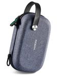 UGREEN Travel Accessories Bag, Portable Cable Organiser Bag Travel Electronics Organiser Small Gadget Cable Bag Cable Pouch, Hard Case for Cable Charger Adapter Power Bank Hard Drive(Grey)