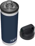 YETI Rambler Bottle Chug, Vaccum Insulated Stainless Steel Bottle with Chug Cap, Navy, 18 oz (532 ml)