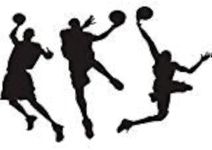 ANBER Slam Dunk Silhouette Wall Decal Removable Basketball Player Sticker for Kids Bedroom Living Room Playroom DIY Sport Wall Decal Art, 31.5" H x 53" W