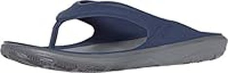 Crocs Men's Swiftwater Wave Flip Flop, Navy Slate Grey, 9 UK