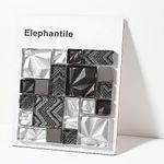 Elephantile French Pattern Black Wh