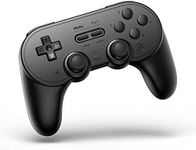 8BitDo Pro 2 Bluetooth Controller for Switch, PC, Android, Steam Deck, Gaming Controller for iPhone, iPad, macOS and Apple TV (Black Edition)