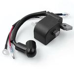 Realman 504571401 544243801 Ignition Coil Module Magneto Armature for Jonsered Gas Chainsaw CS2245 CS2245S CS2250 CS2250S Husqvarna Petrol Chainsaw 445 445E 450 450E