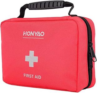 HONYAO® Kit di Pronto Soccorso, 220 Pezzi Borsa di Emergenza Medico - Kit Cassetta Pronto Soccorso per Casa Auto Aziende Barca Moto e Viaggio Trekking Camping Escursionismo