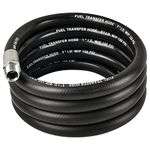 EVIL ENERGY 1" Fuel Transfer Hose,Farm Fuel Hose for Dispensing Diesel Gasoline Kerosene Biodiesel 20FT