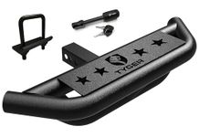 Tyger Auto TG-HS8U81238 Hitch Armor Fits Vehicles 2" Receiver, Textured Black, Step with Pin Lock and Stabilizer