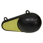 Extreme Max 3006.6969 Coated Keel-Style Downrigger Weight - 4 lbs. with Gold Flash