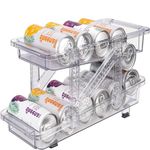 JUMRHFAN Extendable Can Dispenser Fridge, Apt Many Sizes Fridge Can Dispenser, Fridge Can Holder, Fridge Can Rack